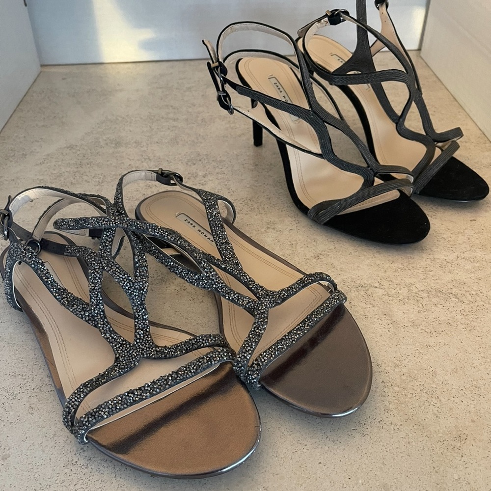 Zara woman party heel pack - from high to low with the same look!